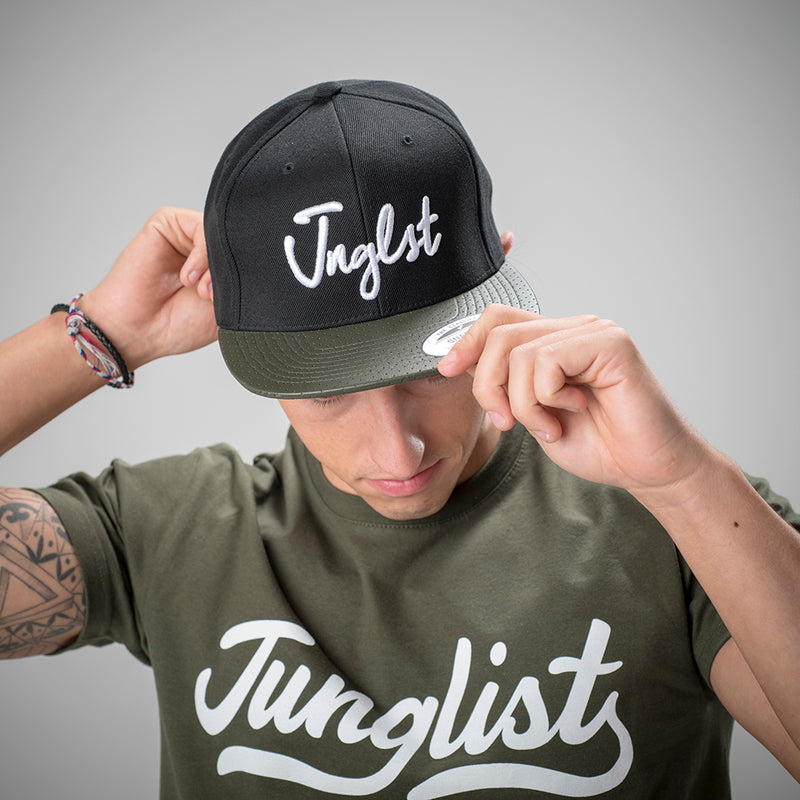 Junglist Snapback with Olive Visor