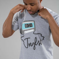 Grey Mixtape Junglist T-Shirt on Model