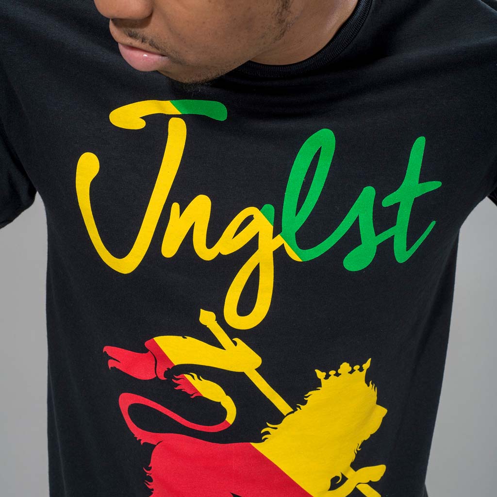 Jnglst Tribe T-Shirt in Reggae Colours