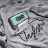 Grey Mixtape Sweatshirt close up