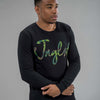 Jnglst Camo Black Sweatshirt