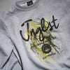 Close up of Paint Splatter Jnglst Clothing Sweat