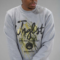 Grey Paint Splatter Junglist Sweatshirt