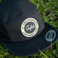 Black Jockey Cap with Jnglst Patch