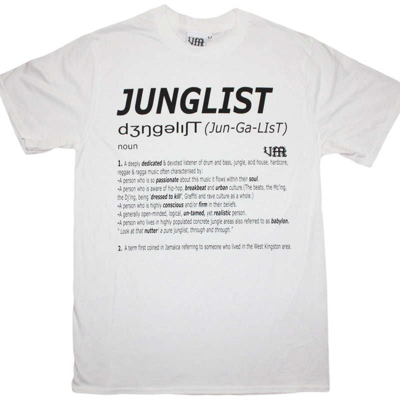 Junglist Definition t-shirt