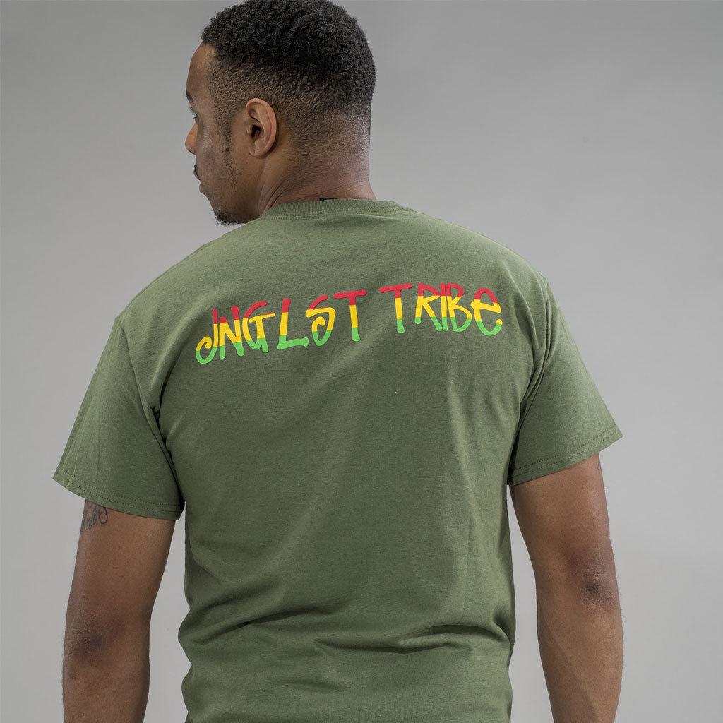 Jnglst Tribe T-Shirt back in Green
