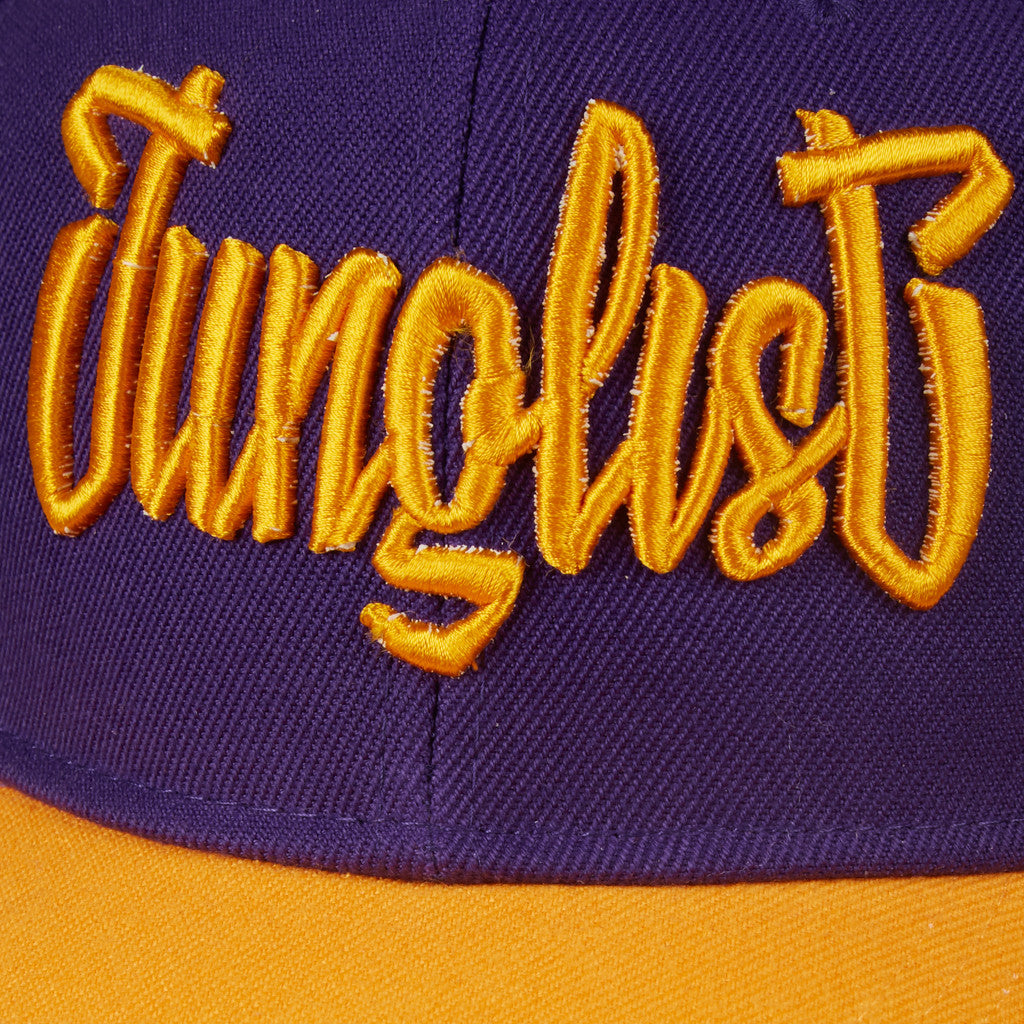 Yardrock Junglist Snapback Purple and Yellow