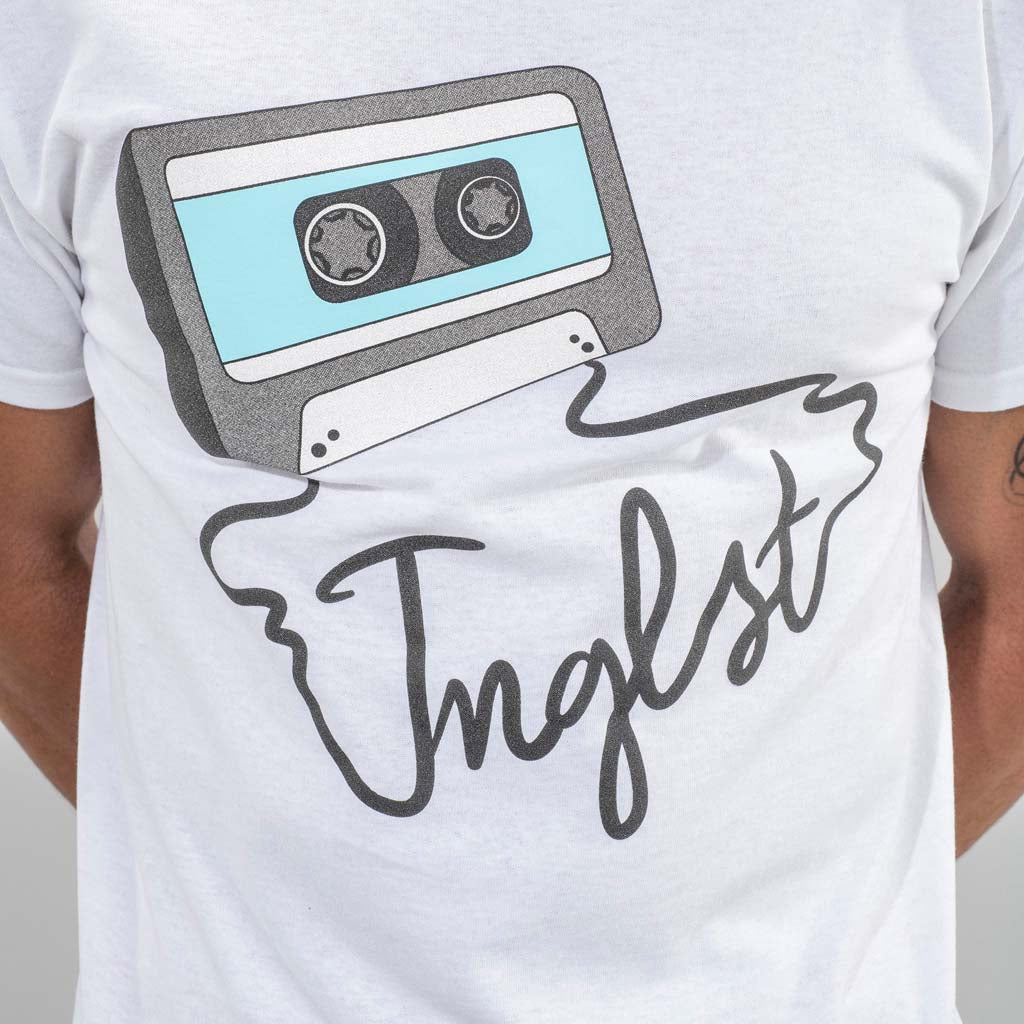 White Mixtape T-Shirt Close up