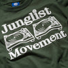 Junglist Movement T-Shirt in Dark Green