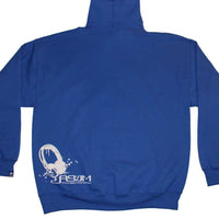 Junglist Movement Blue Hoodie back