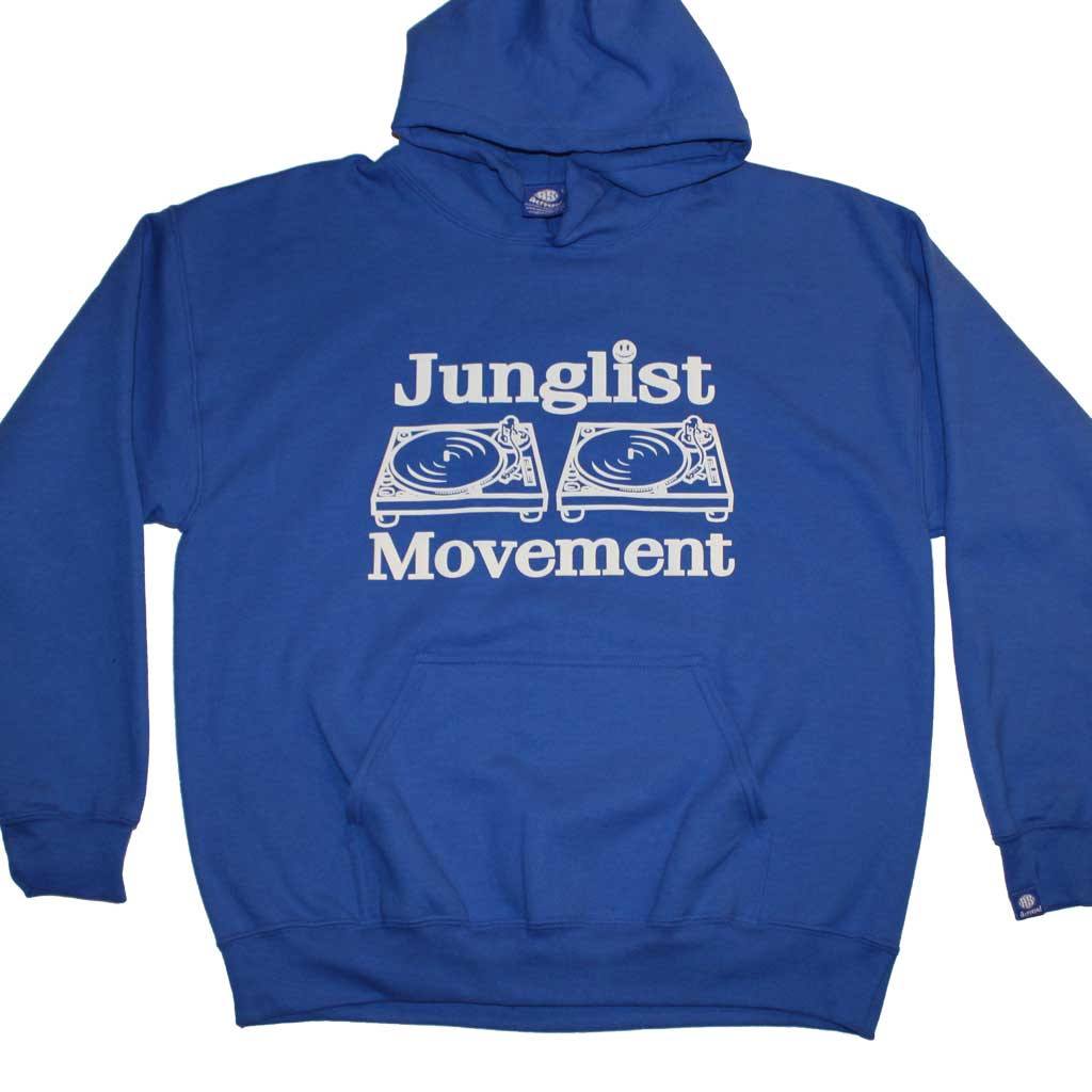 Junglist Movement Blue Hoodie