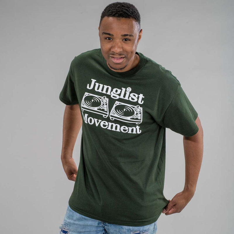 Junglist Movement Dark Green T-Shirt