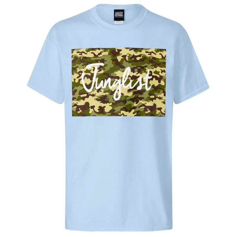 Light Blue Junglist Block Tee