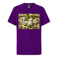 Purple Camo Block Junglist Tee