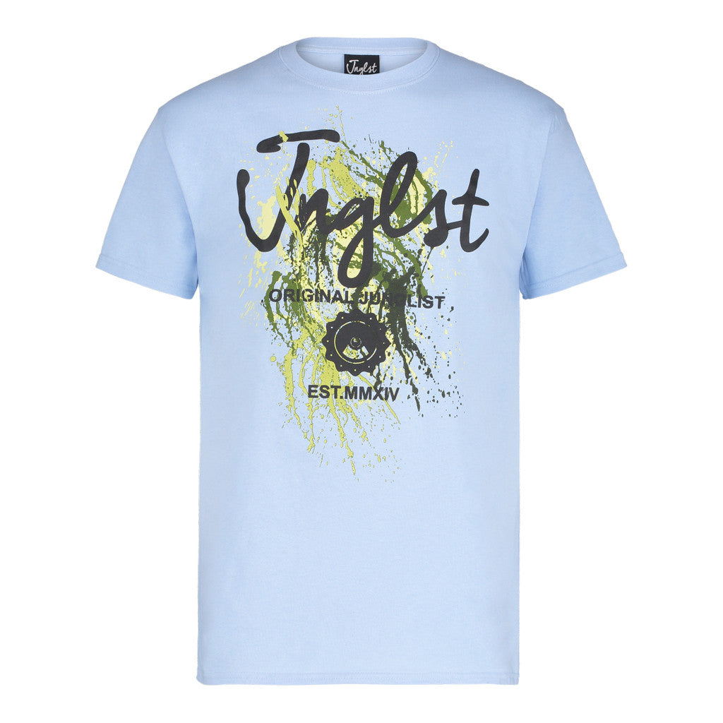 Light Blue Paint Splatter t-shirt