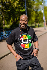 Roots Up Junglist T-Shirt in Black
