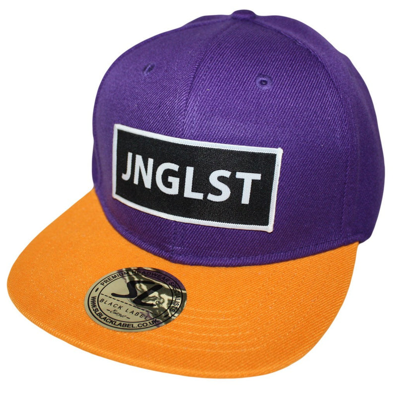 JNGLST Purple/Orange Snapback Baseball Cap