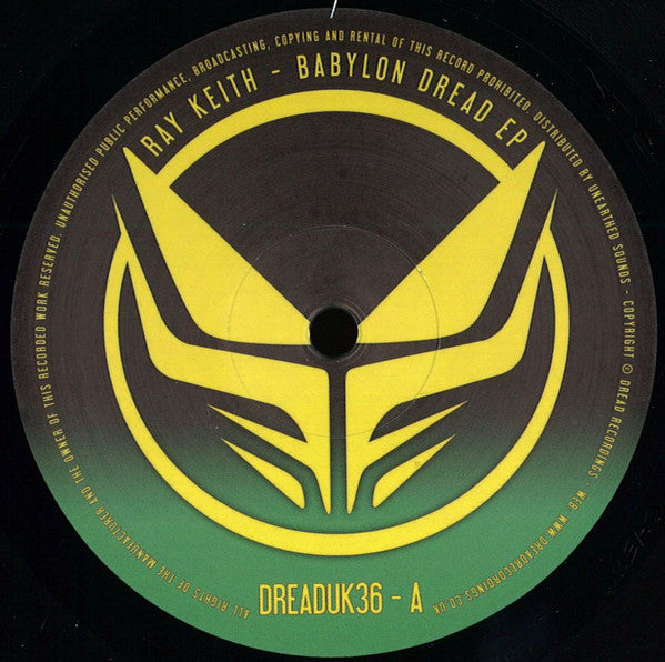 Ray Keith ‎– Babylon Dread EP - Double 12" Vinyl
