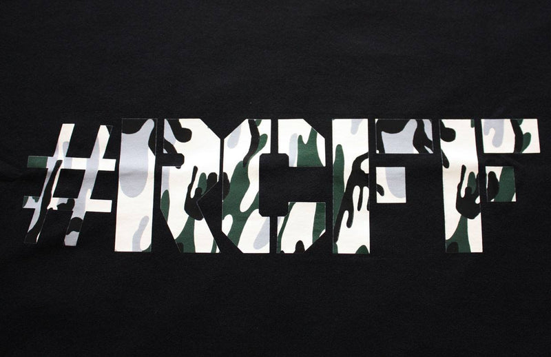 RCFF Camo Logo Close up