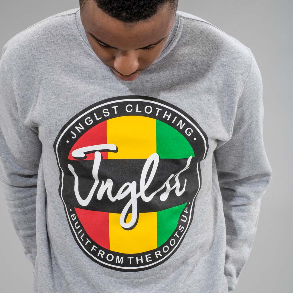 Grey Roots up Junglist Sweatshirt