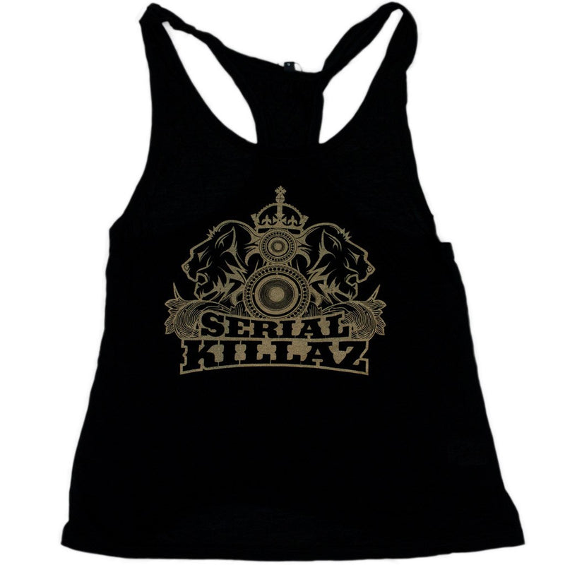 Serial Killaz Black and Gold Racer vest