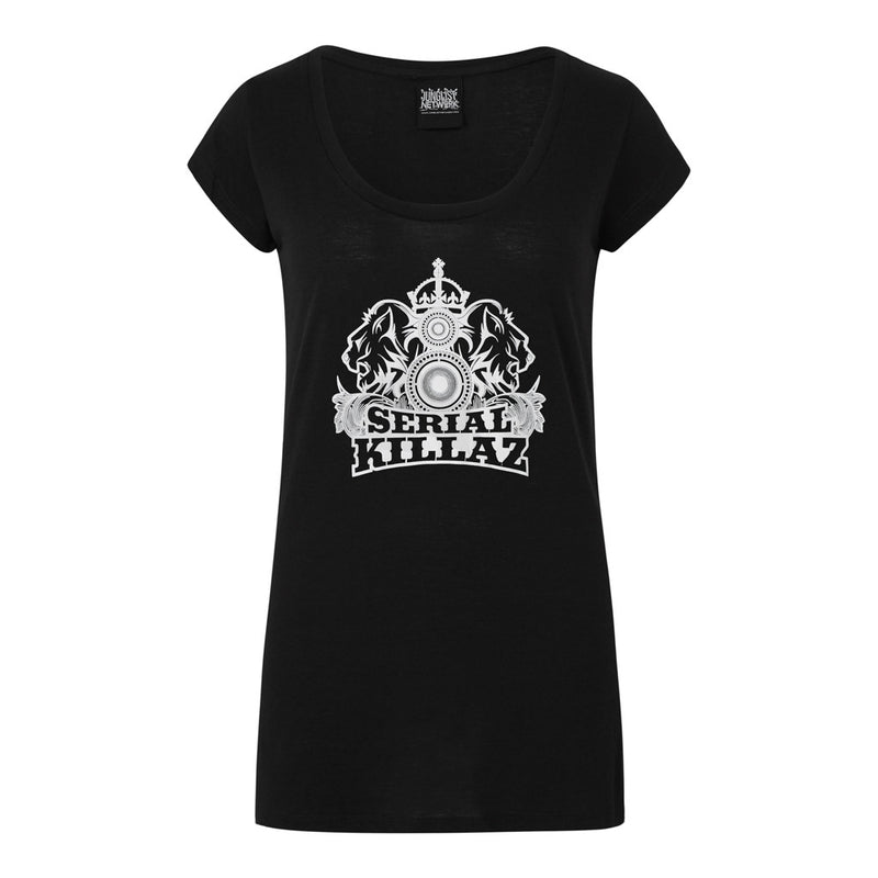 Black Long Serial Killaz Women's Top