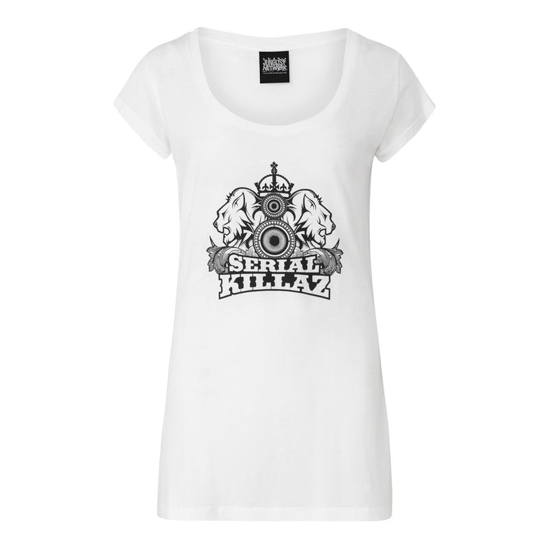 Long white Serial Killaz Top