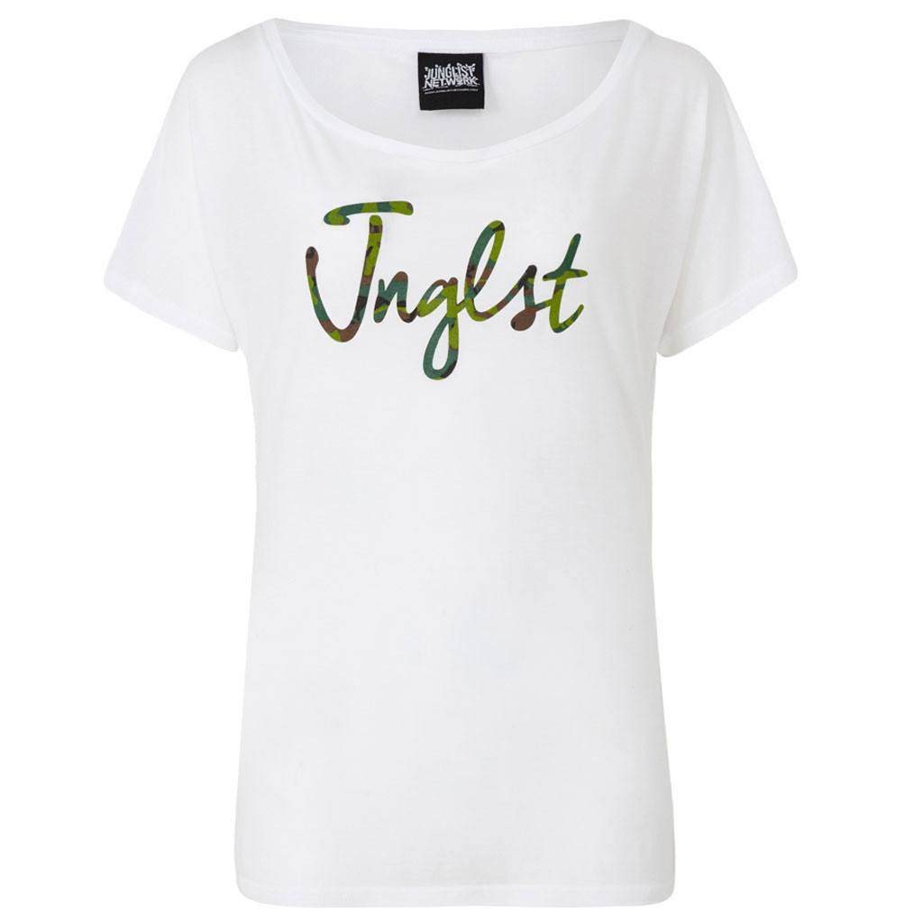 White Jnglist Batwing Top