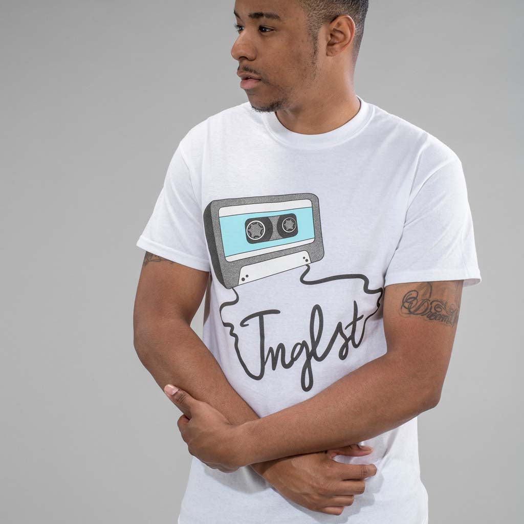 Jnglst Clothing's White Mixtape Tee