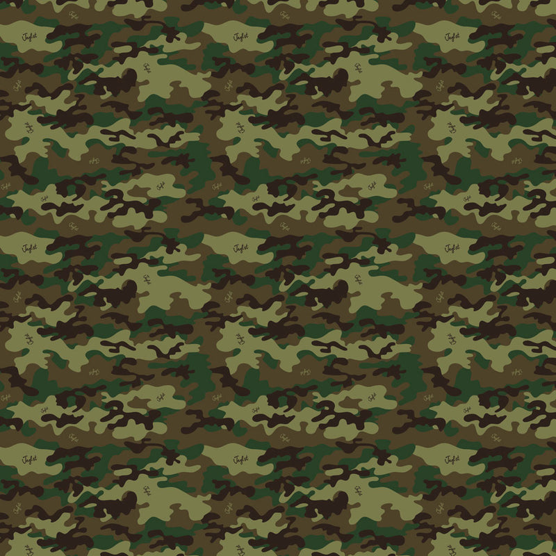 Sheet of Camo Wrapping Paper