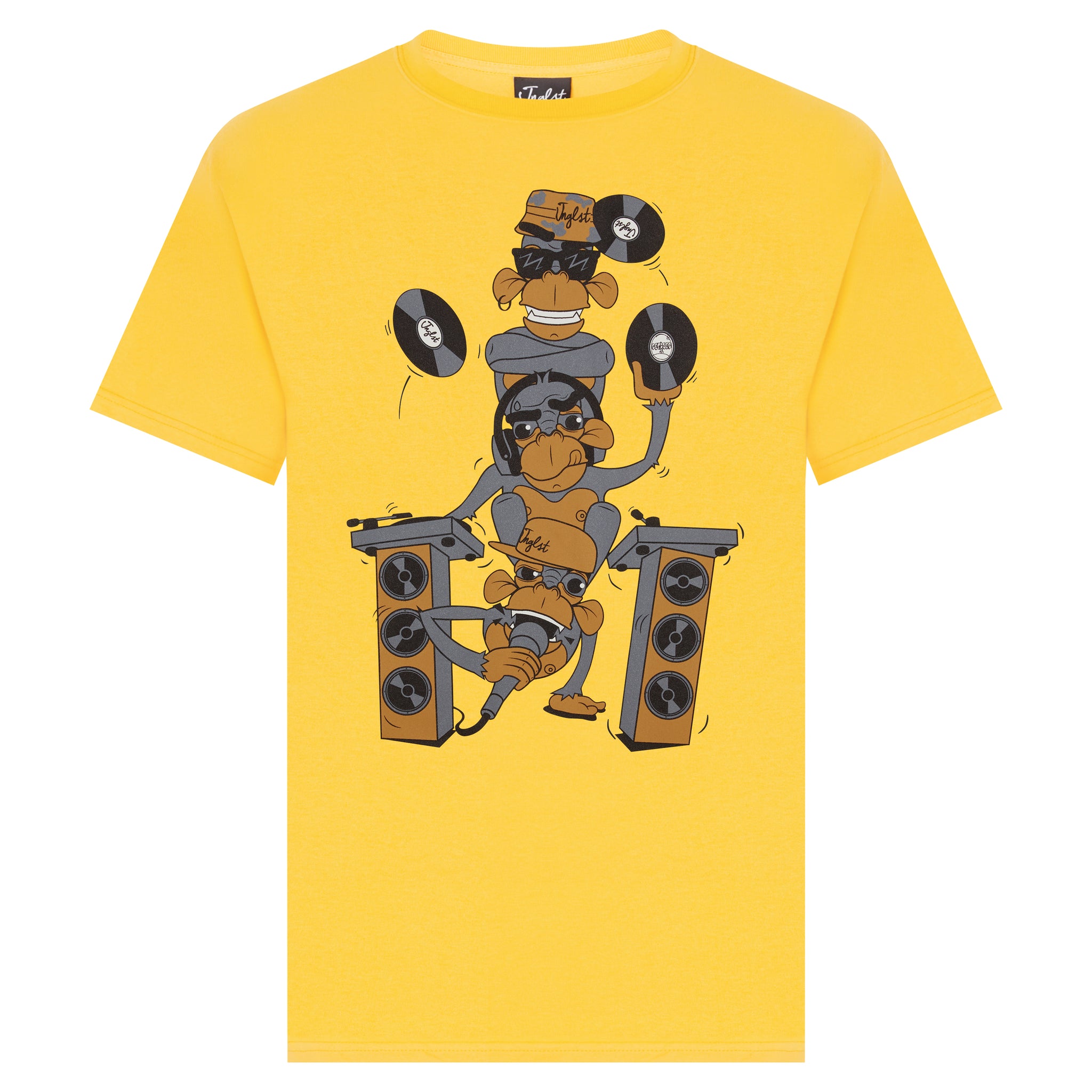 Yellow Wise Monkeys T-shirt