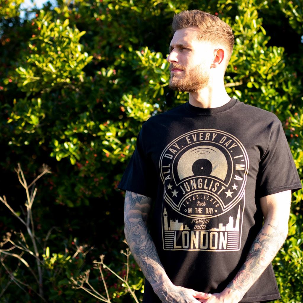 All Day I'm a Junglist Limited Edition Drum and Bass T Shirt