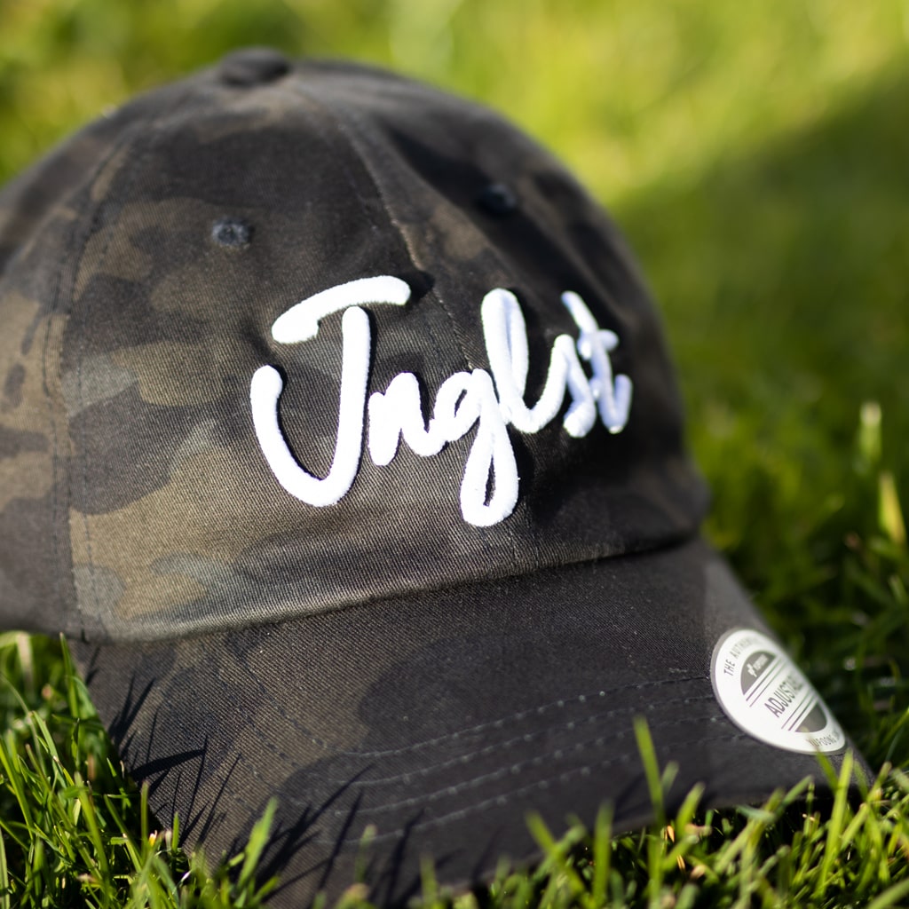 Dark Camo Junglist Cap with Curved Peak from Junglist Network