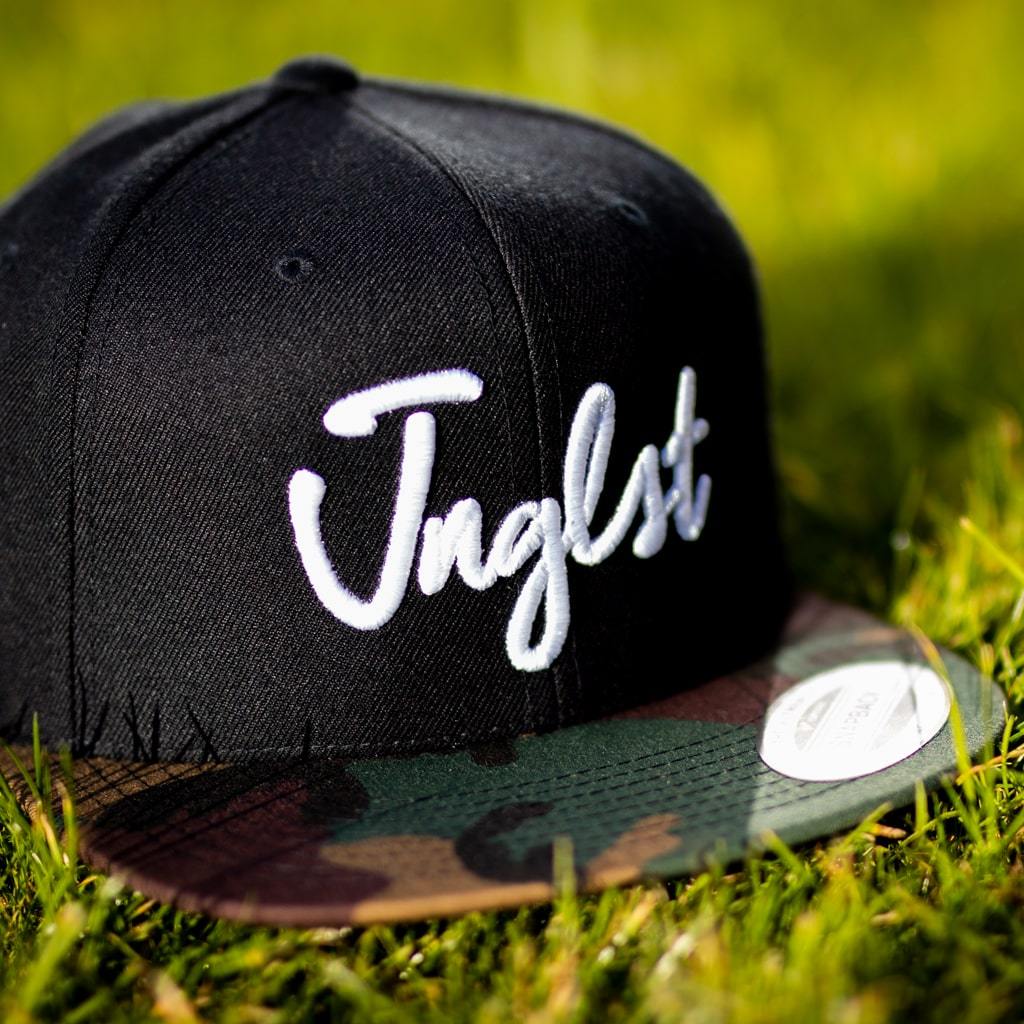 Junglist Snapback with Camo Visor from Jnglst Clothing