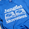 Original Junglist Movement T Shirt in Blue