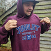 Burgundy University Hoody