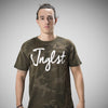 Olive Green Camo Junglist T Shirt