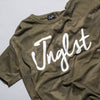 Olive Green T Shirt for the Junglist Massive