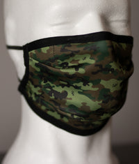 Camouflage Face Mask From Side View By Junglist Network