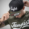 Black and Camo Junglist Cap for Junglist Ravers