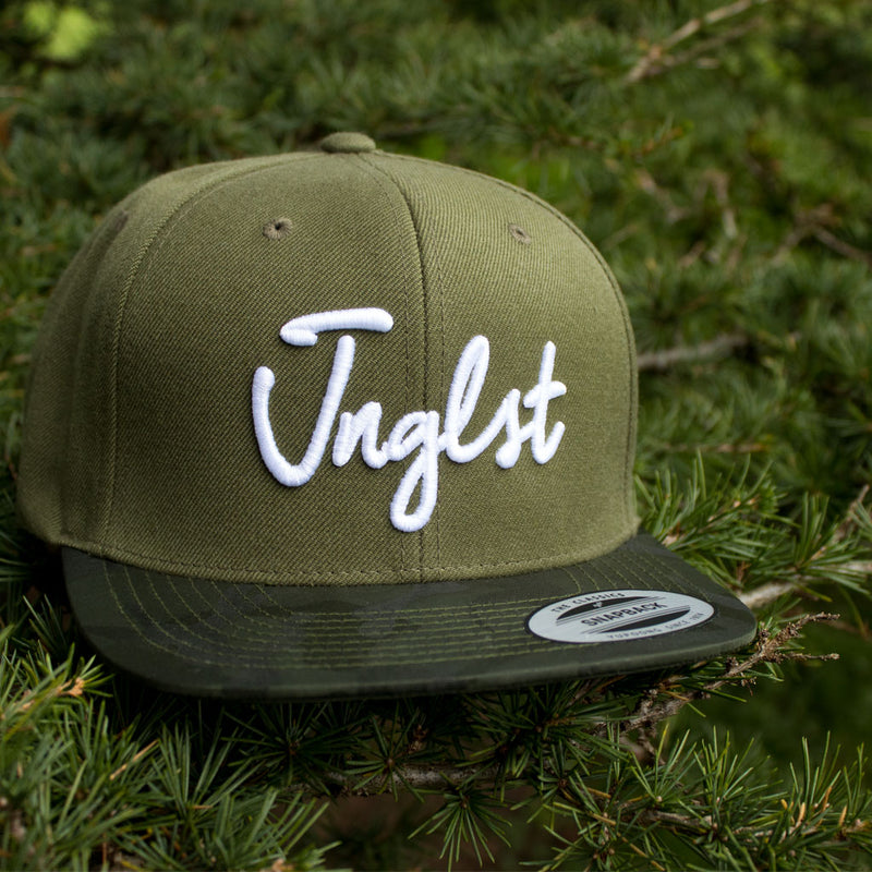 Jnglst Snapback in Olive from Junglist Network