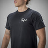Black Junglist Script Front and Back T-Shirt