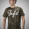 Junglist T-Shirt with Olive Green Camo