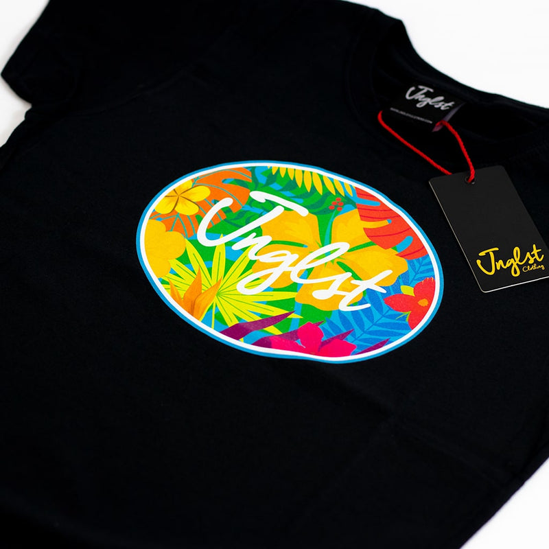 Hawaiian Junglist Ravers Black Women's Top
