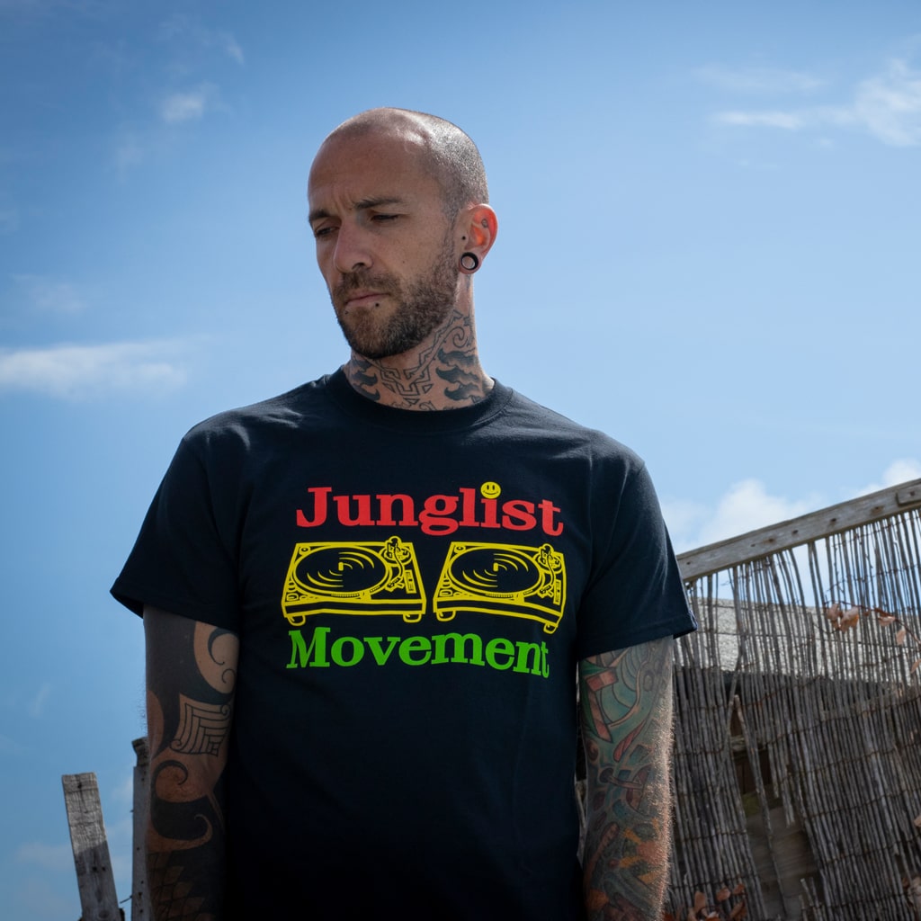 Jah Movement T-Shirt in Black