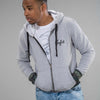 Jnglst Clothing Grey Zip King Hoodie