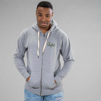 Junglist Grey Script Hoodie