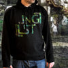 JNGLST Camo On Black Hoodie
