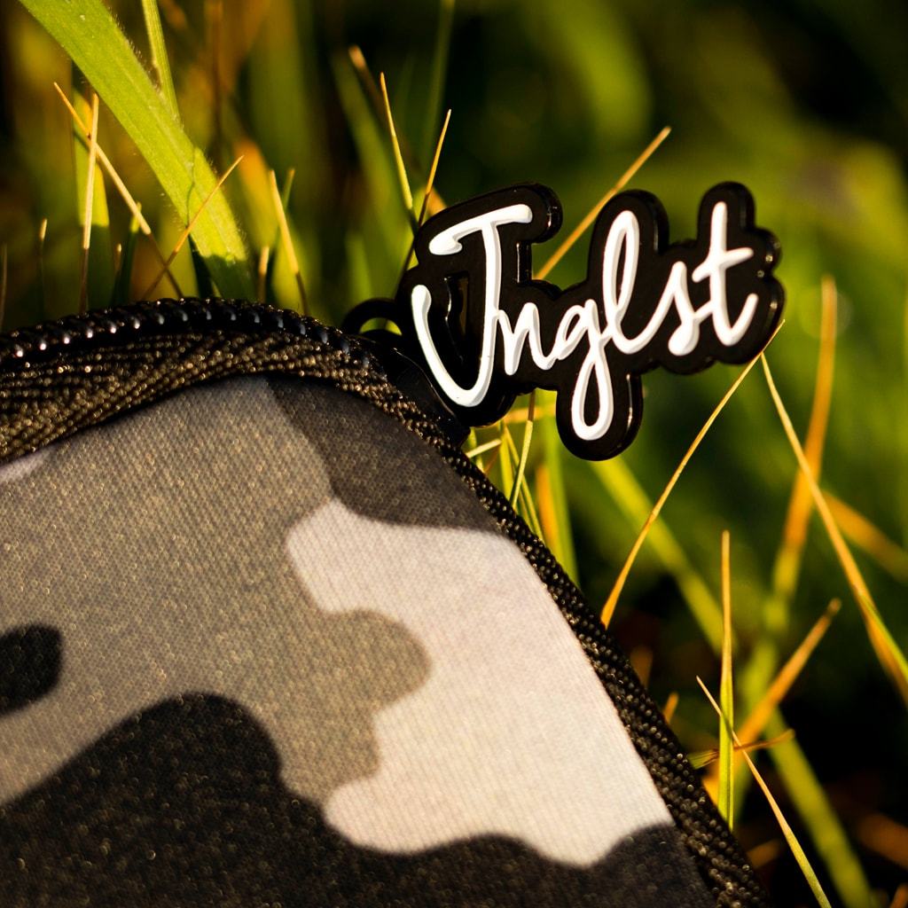 Jnglst Metal Zip Logo on Chopstick Dubplate Pouch