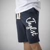 Navy Junglist Cotton Shorts